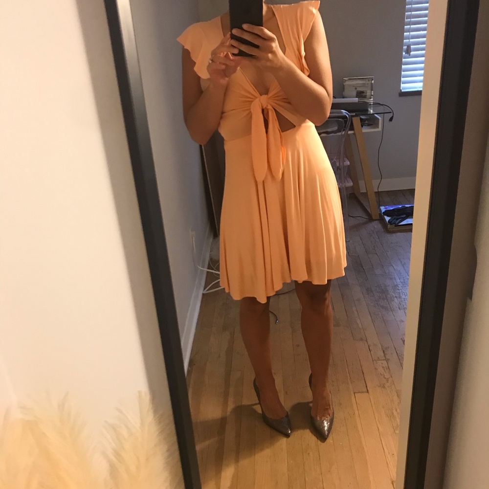 BGBG light orange dress